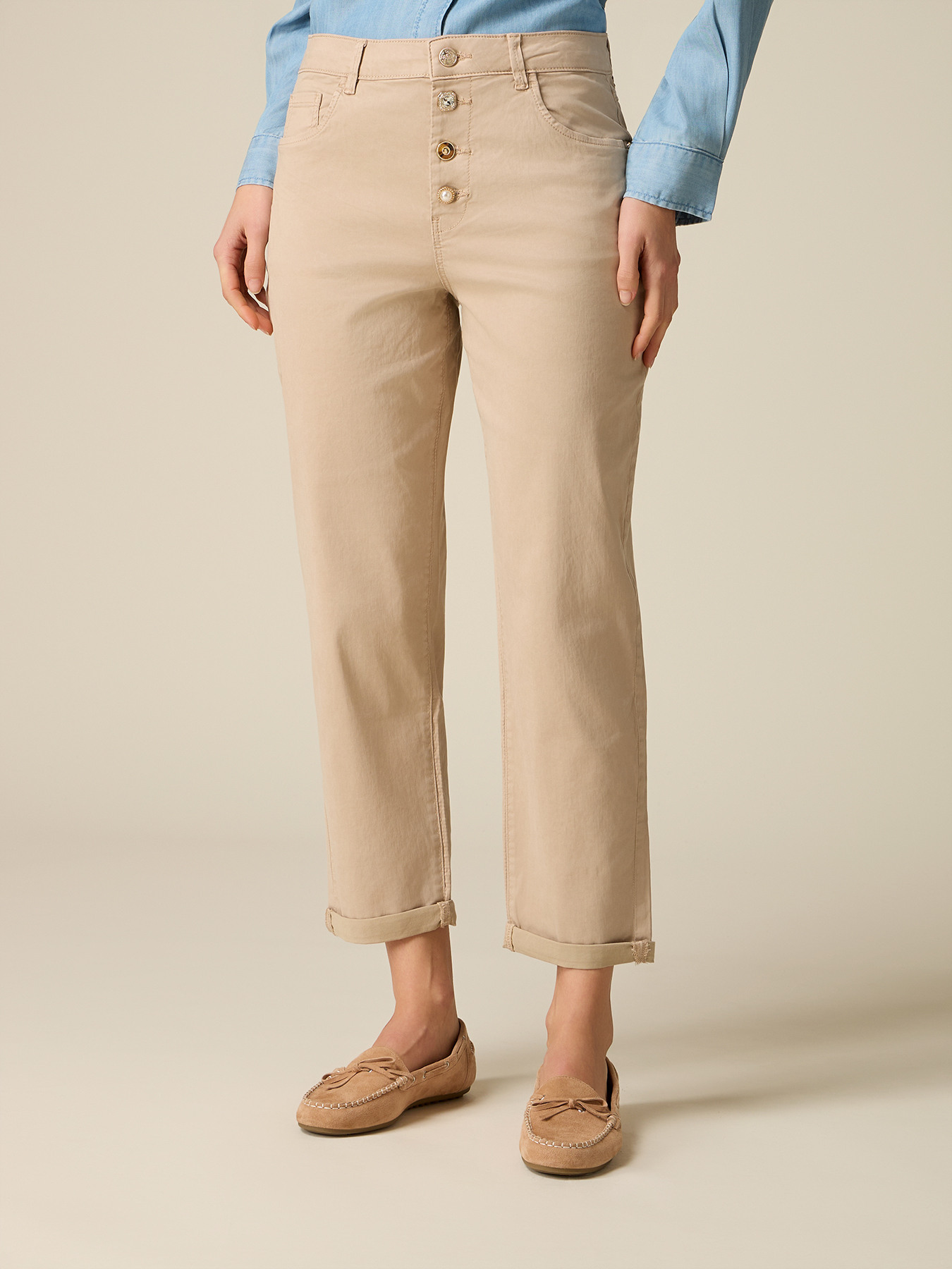 Boyslim lyocell blend trousers image number 3