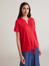 T-shirt avec cordon de serrage dans le bas image number 2