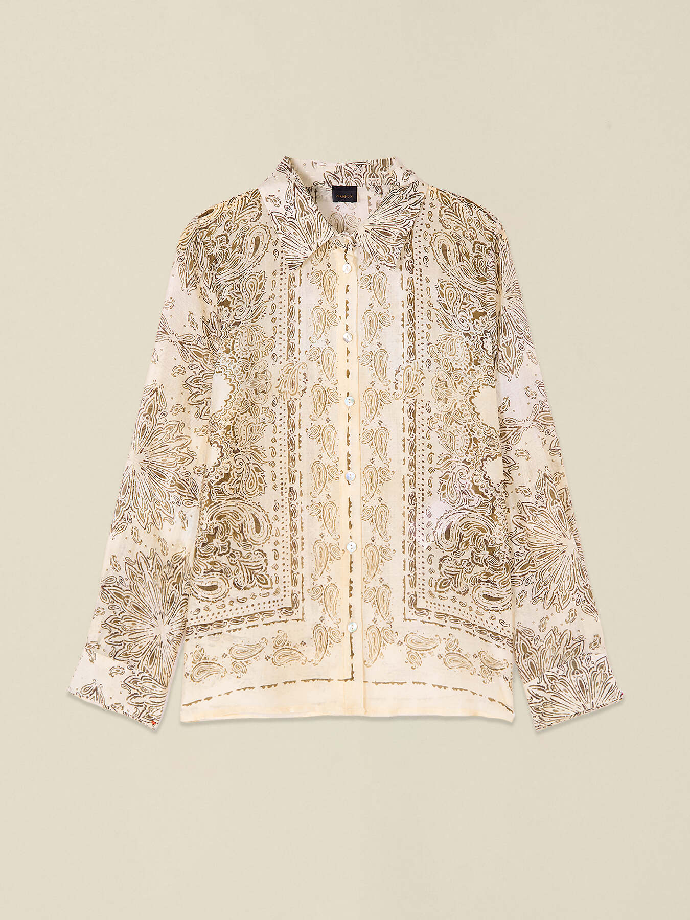 Hemd aus Voile mit Muster image number 3