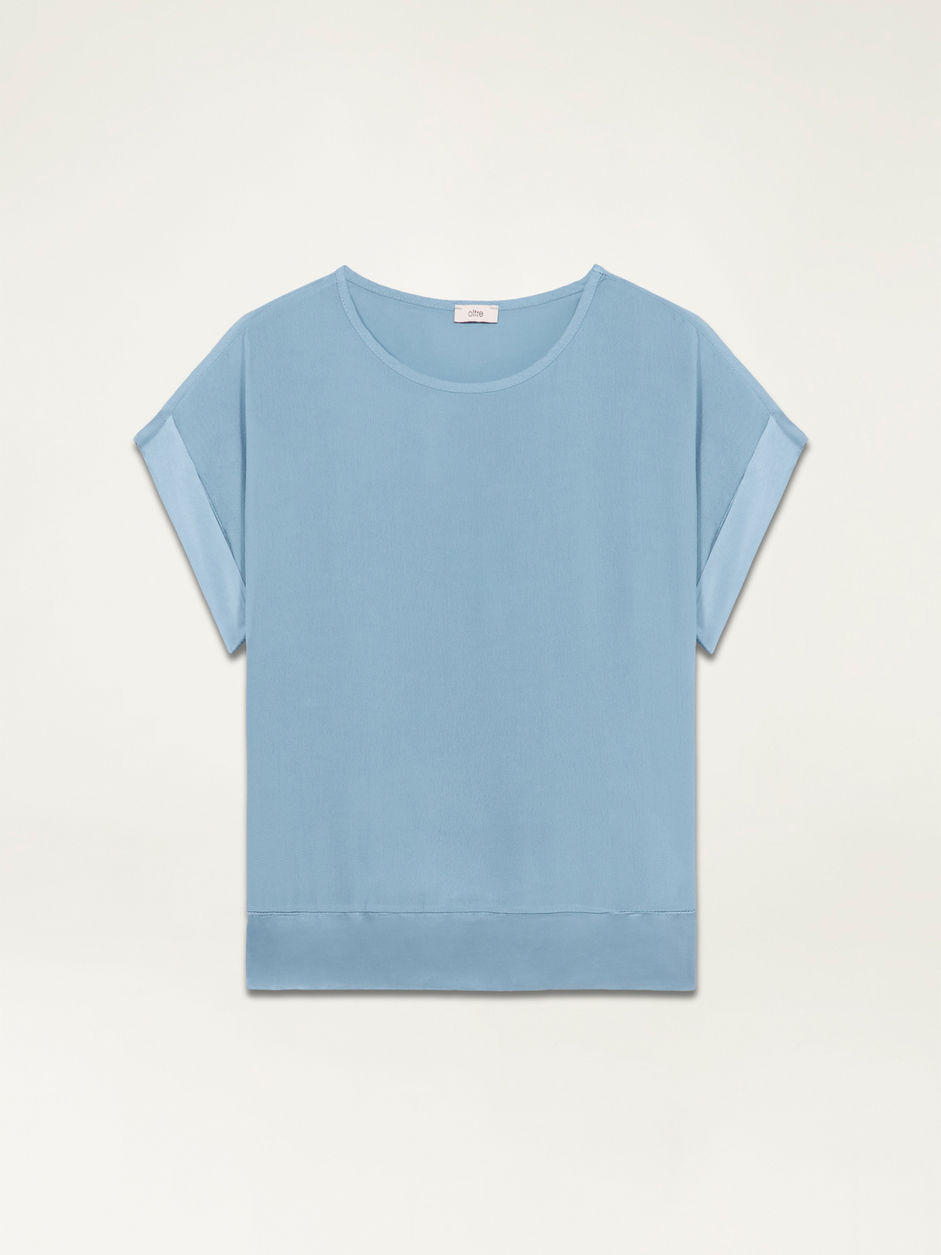 Blusa con dettagli in raso image number 3