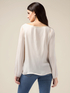 Langarm-Bluse aus Viskose-Satin image number 1