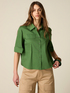 Chemise en popeline avec poches image number 0