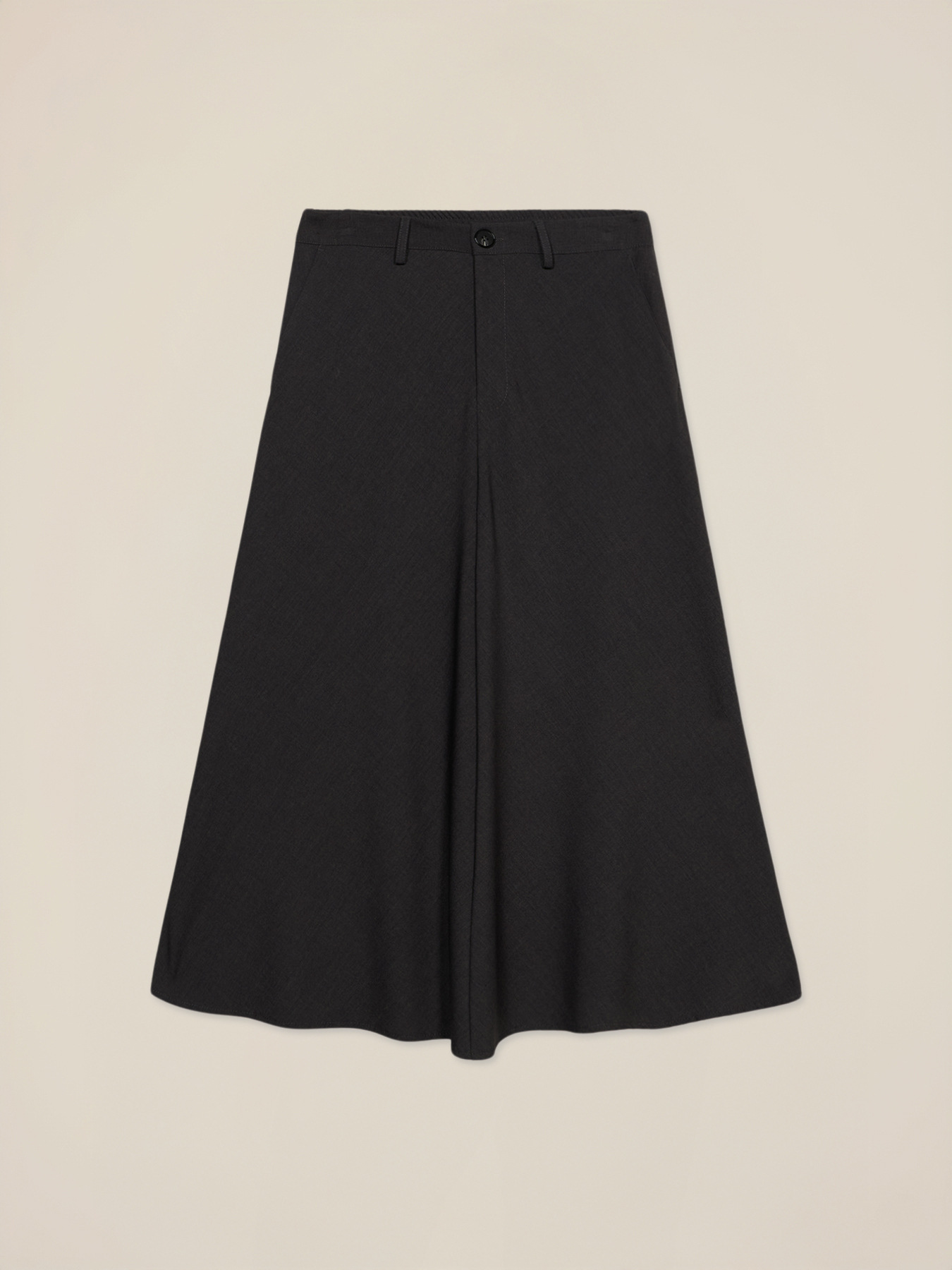 Falda midi de franela image number 4