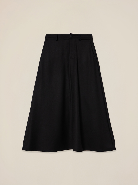 Midi-Rock aus Flanell