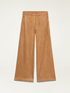 Suede-effect palazzo pants image number 0