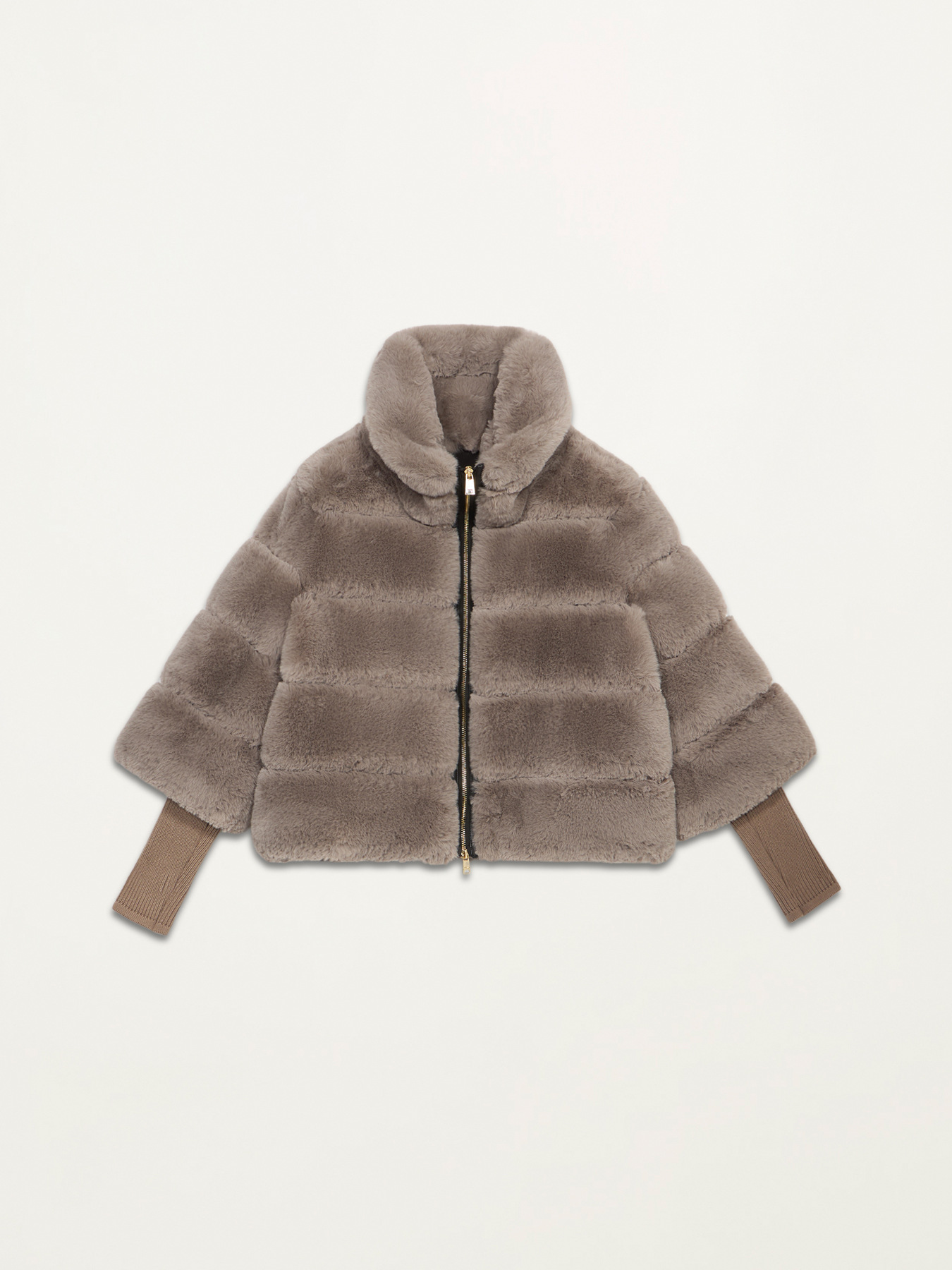 Blouson teddy avec poignets en tricot image number 3