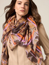 Foulard fantasia misto seta image number 0
