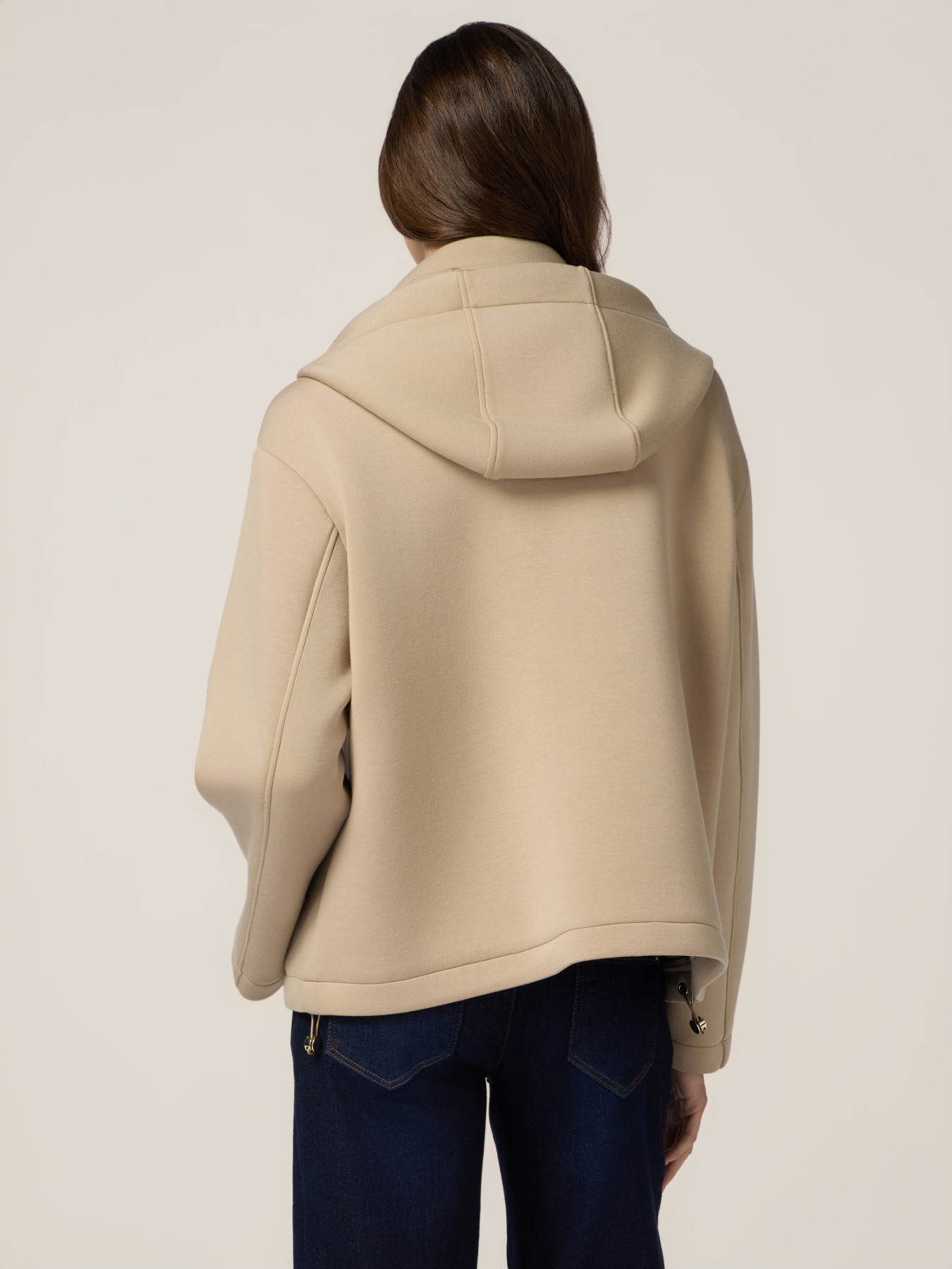 Hooded scuba jacket image number 1