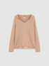 Pure cashmere sweater with hood image number 3
