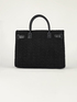 Tweed oversized tote bag image number 2