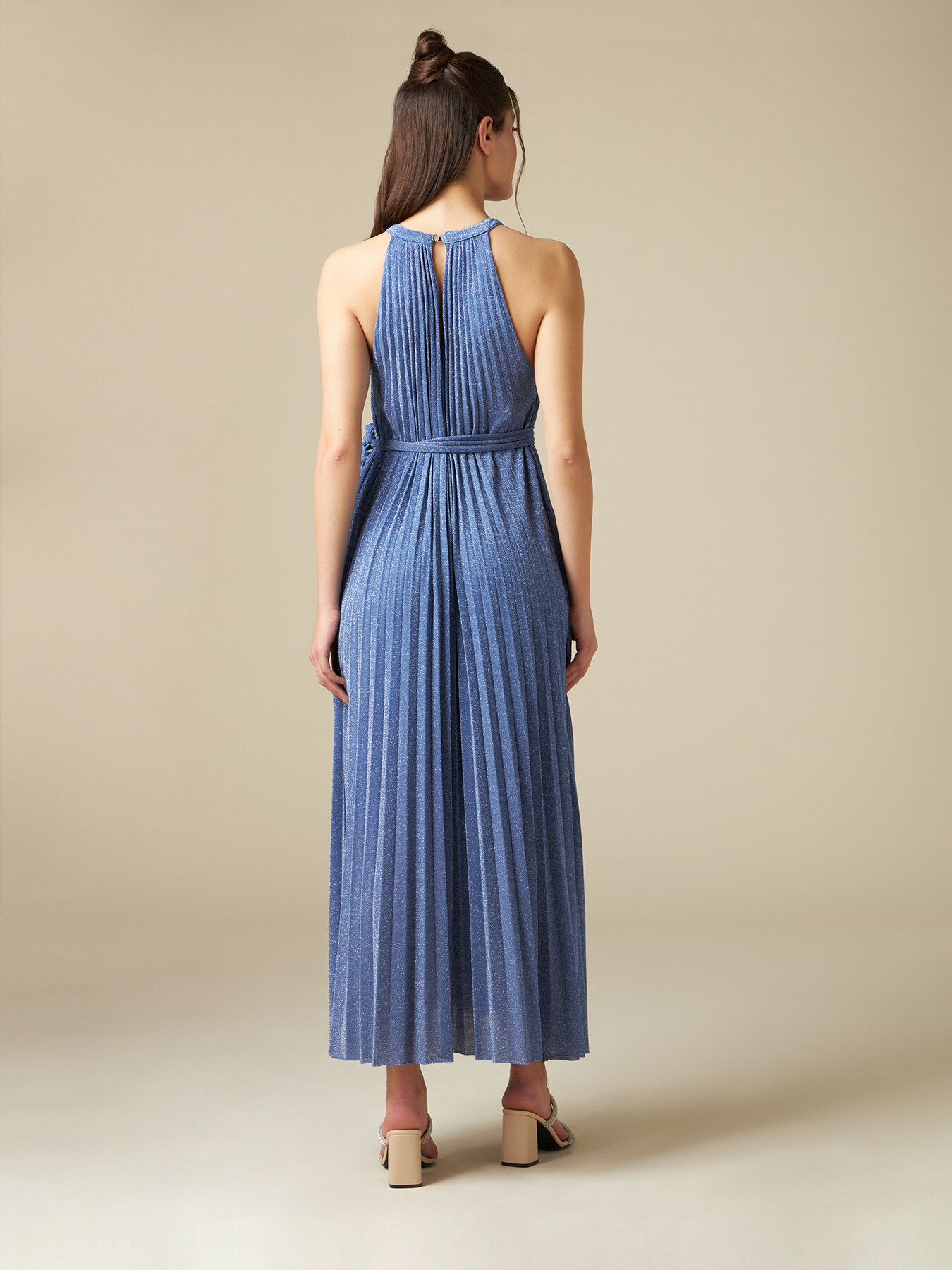 Vestito lungo lurex image number 1