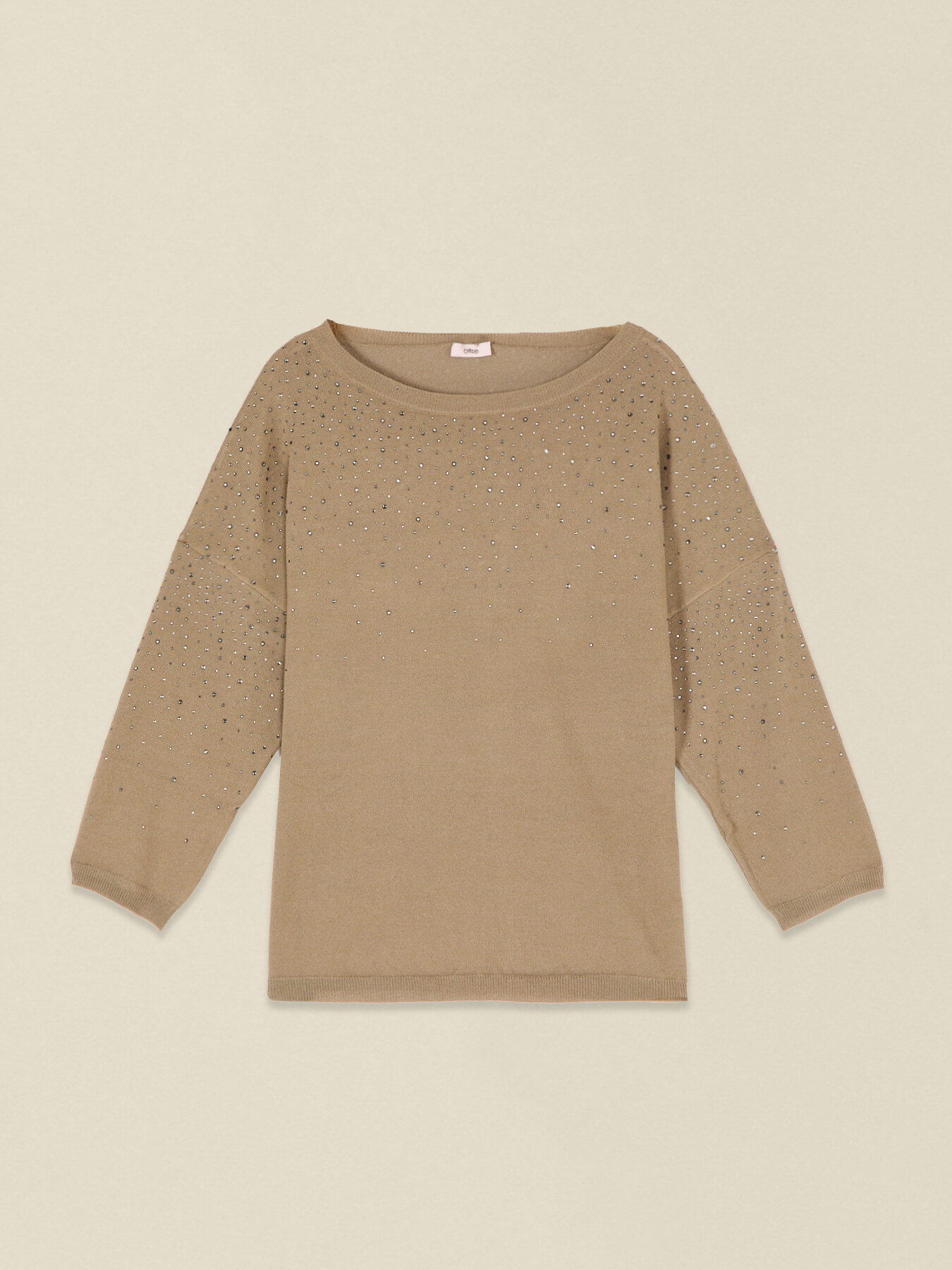 Sweater with micro crystals image number 3