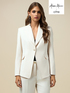 Blazer con pespuntes de tipo sastre image number 0