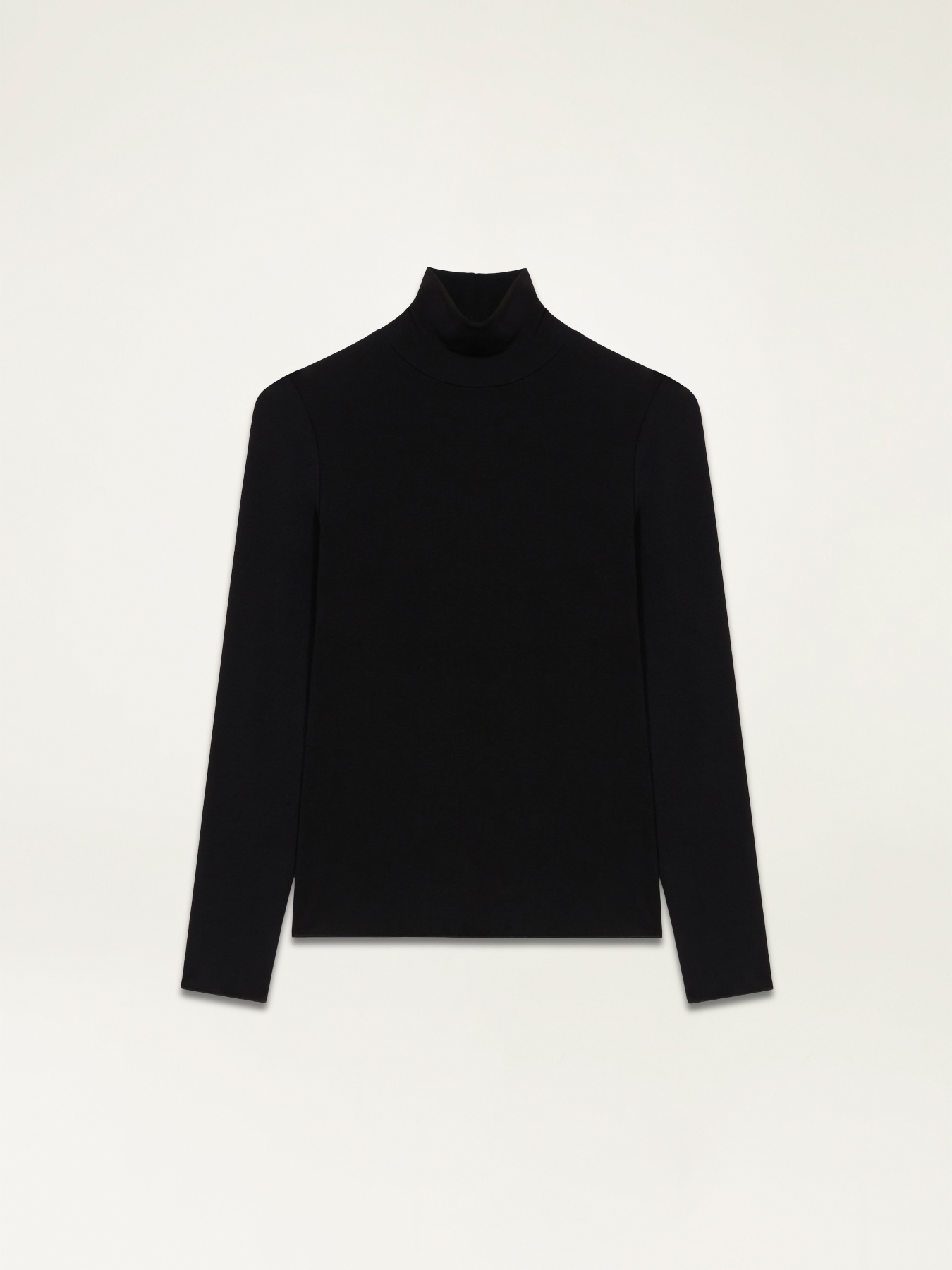 Pull &agrave; col roul&eacute; en jersey image number 3