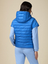 Down jacket with short sleeves image number 1