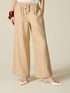 Wide leg linen trousers image number 3