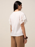 Camiseta con mangas festoneadas image number 1