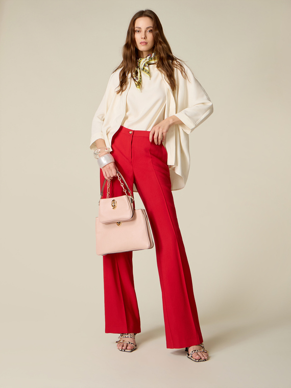 Viscose blend palazzo pants