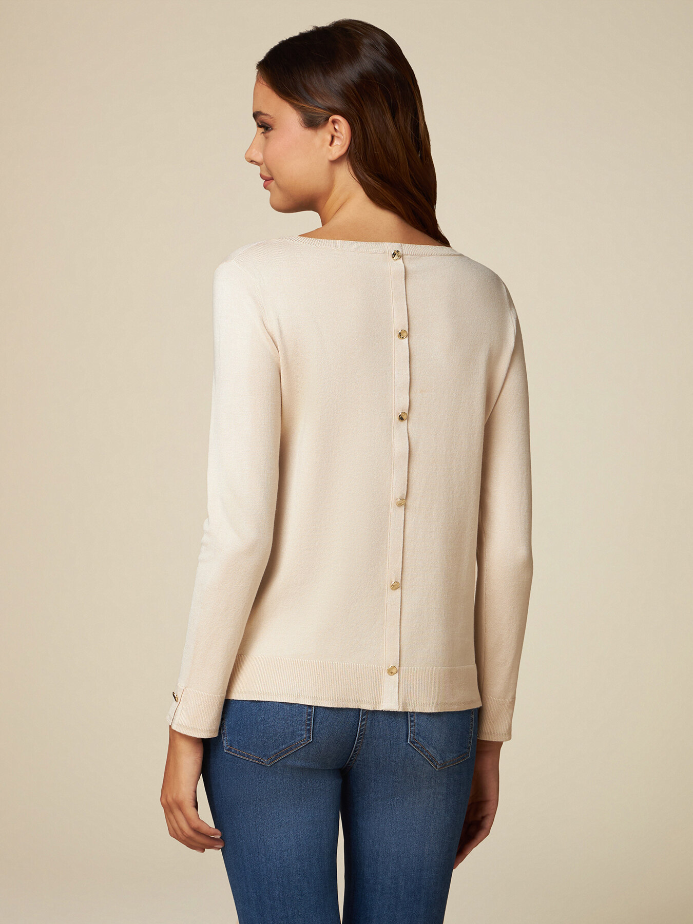 Sweater with buttons on the back image number 1