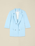 Blazer in tessuto cr&ecirc;pe image number 3