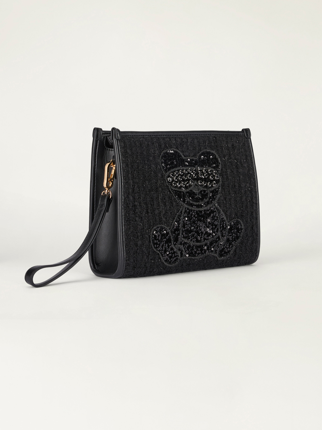 Sac pochette en tweed image number 3