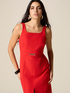 Sheath dress with metal buckle image number 2