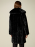 Coat in plush fabric image number 1