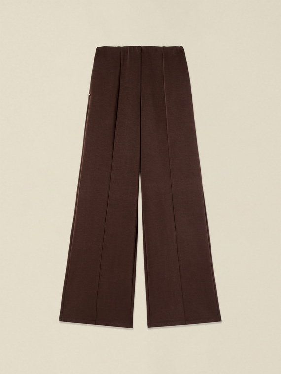 Palazzo pants in scuba fabric