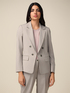 Blazer con pespuntes de tipo sastre image number 0