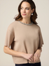 Boxy sweater with jewel embroidery image number 2