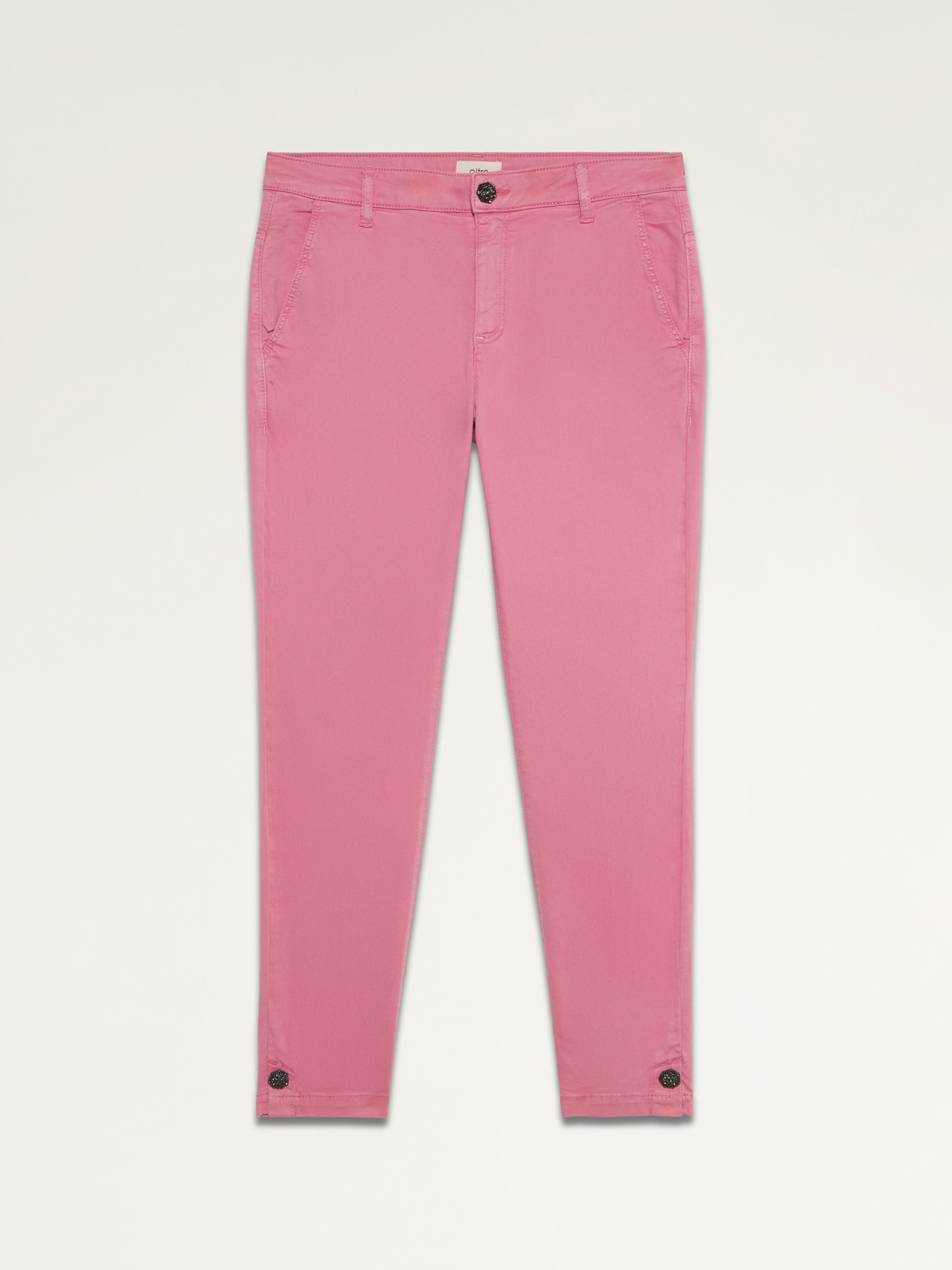 Pantaloni chino con dettaglio gioiello image number 4