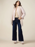 Jeans de pierna ancha en denim lavado image number 0