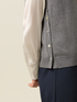 Wool and cashmere cardigan with buttons image number 2