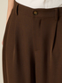 Pantalones palazzo con pinzas image number 2