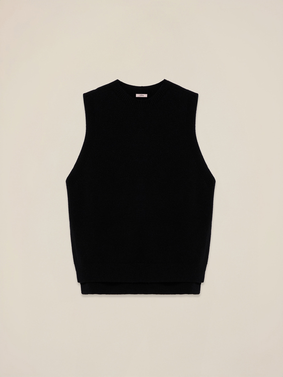 Vestă oversized din tricot