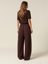 Soft touch joggers with lace patch image number 1