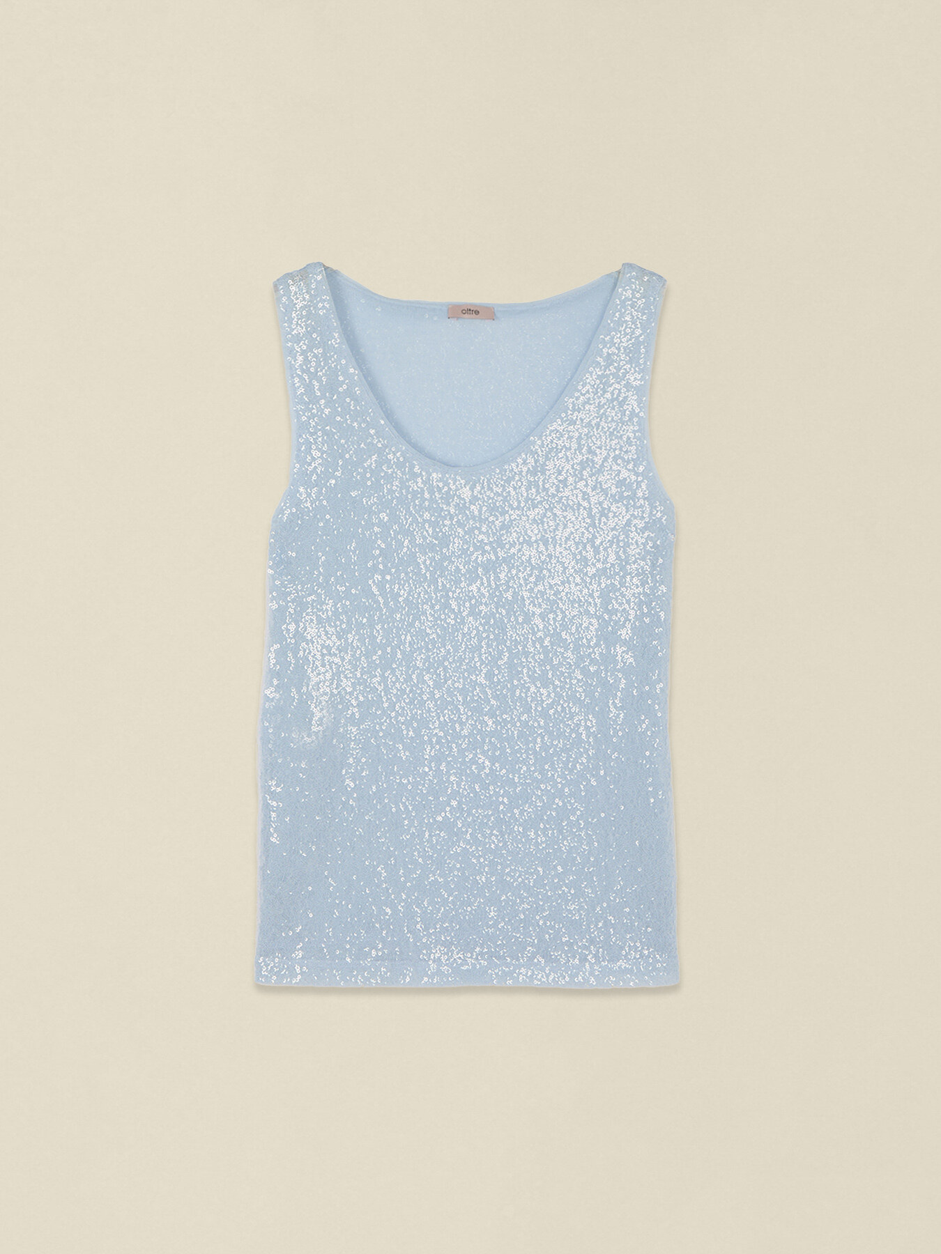 Top en tulle et paillettes image number 3