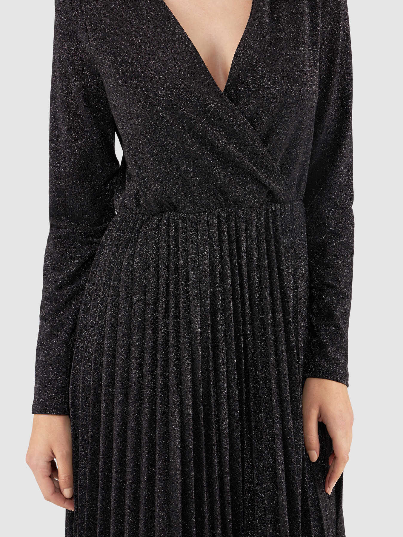 Lurex midi dress image number 1