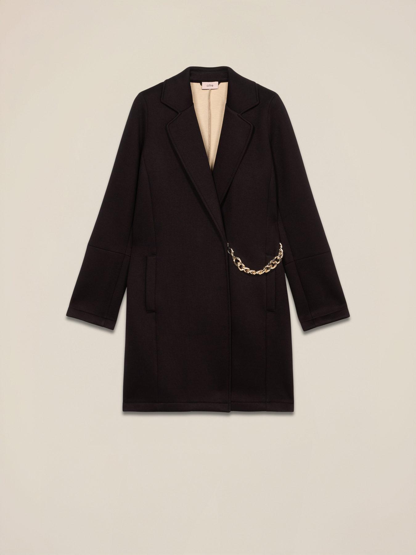 Cappotto in tessuto scuba image number 3