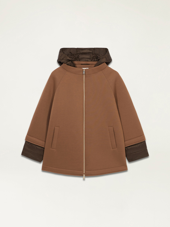 Scuba cape with padded details