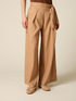 Linen blend cargo pants with sash image number 3