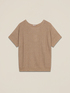Short-sleeved lurex sweater image number 3