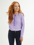 Viscose blouse with ruching image number 1