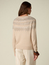 Maglia misto lana con cristalli image number 2