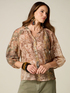 Blouse en m&eacute;lange lyocell &agrave; motifs image number 0