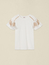 T-shirt con maniche ricamate image number 3