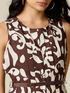 Flare dress in patterned cotton image number 2