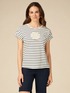 T-shirt con ricamo in perline image number 0