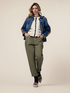 Pantaloni boyslim in cotone/lyocell image number 0