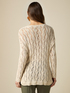 Openwork sweater with tiny sequins image number 1